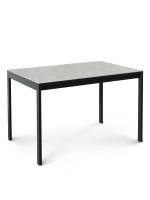 Стол KENNER LK1200 черный/керамика CARMEN LIGHT GRAY арт.170156