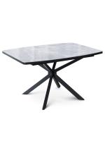 Стол KENNER BR1300 черный/керамика ITALIAN MIDDLE GRAY арт.170193