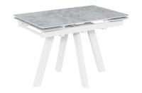 Стол Катана-1C 110х70 опоры белые керамика Oxide Grey