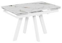 Стол Катана-1C 110х70 опоры белые керамика Champagne
