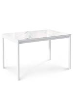 Стол KENNER LK1400 белый/керамика GLORIA WHITE арт.170190