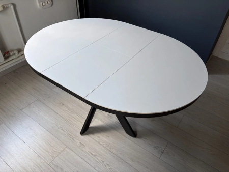 Стол ELIOT 120 Белый Снег Керамика