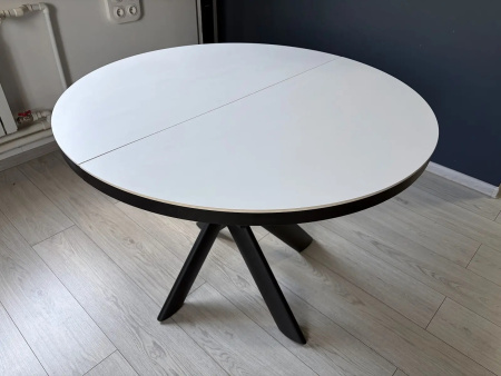 Стол ELIOT 120 Белый Снег Керамика