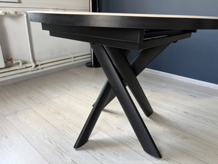 Стол ELIOT 120 Белый Снег Керамика