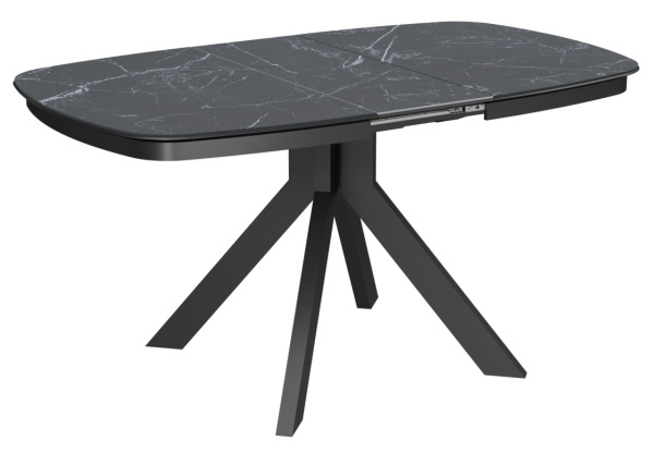 Стол Сохо-2С/Q керамика Black Marble