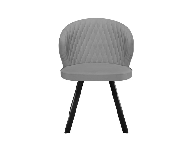 Стул DikLine 249 поворотный, B22 GREY, ножки черные