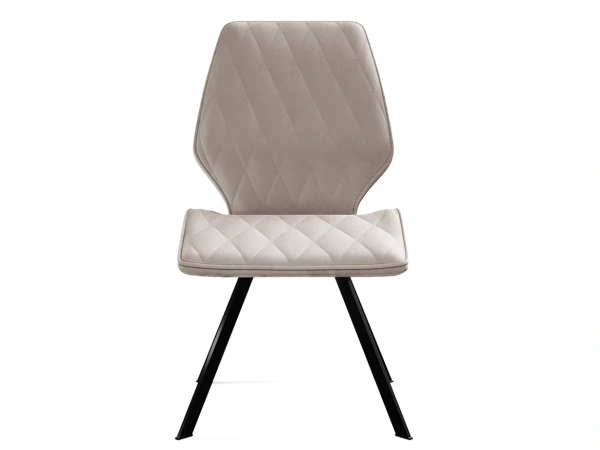 Стул DikLine 243 B03 BEIGE поворотный, ножки черные
