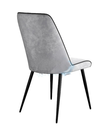 Стул DikLine 325 B22 GREY, ножки черные