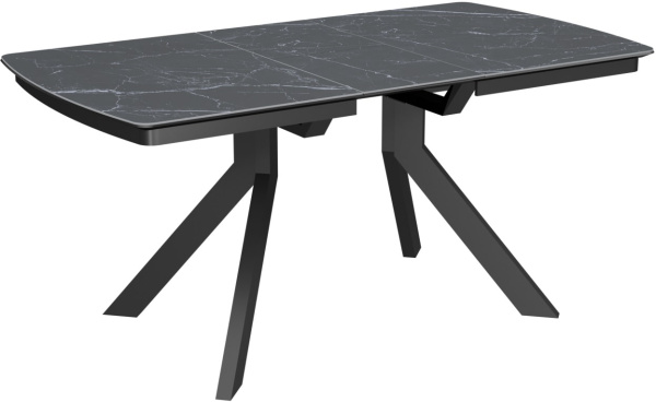 Стол Атланта-3C/Q керамика Black Marble