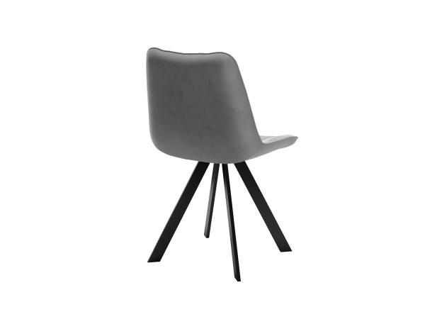 Стул DikLine 229 поворотный, B22 GREY, ножки черные