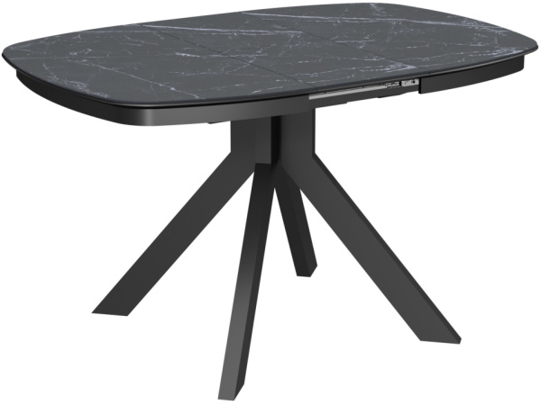 Стол Сохо-1С/Q керамика Black Marble