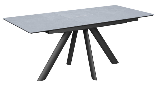 Стол Киото-1C опоры черные керамика Armani Grey