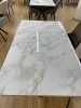 Стол AXEL 160 Bianka Gold Ceramica Lux NS