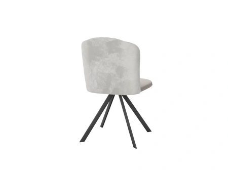 Стул DikLine 299 поворотный NS04 CREAM/C103 крем, ножки черные