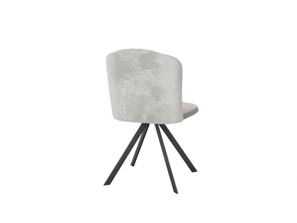 Стул DikLine 299 поворотный NS04 CREAM/C103 крем, ножки черные