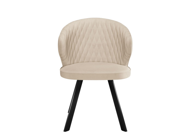 Стул DikLine 249 поворотный, B03 BEIGE, ножки черные