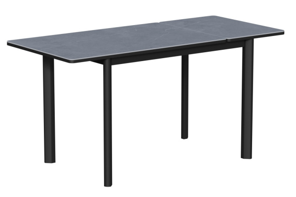Стол Римини-1С EVO черные керамика Armani Grey