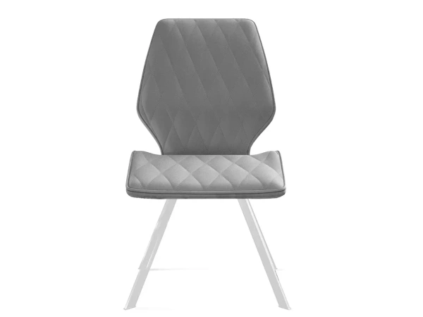 Стул DikLine 242M B22 GREY, ножки белые