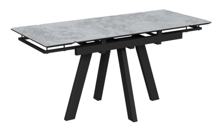 Стол Катана-1C 110х70 опоры черные керамика Oxide Grey