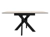 Стол DikLine DKB110 Керамика Krater Perla/подстолье черный/опоры черный