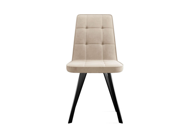 Стул DikLine 207 B03 BEIGE, ножки черные
