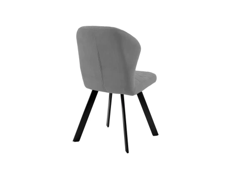 Стул DikLine 339 поворотный B22 GREY, ножки черные