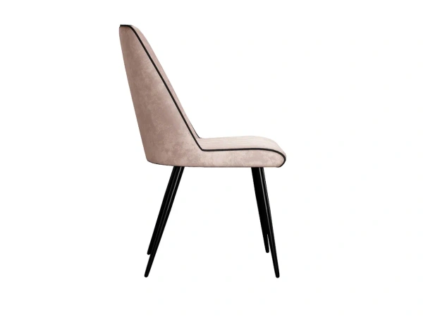 Стул DikLine 324 поворотный B03 BEIGE, ножки черные