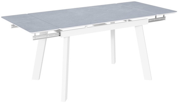 Стол Татами-3C опоры белые керамика Armani Grey