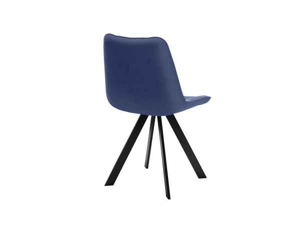 Стул DikLine 229 поворотный, B8 BLUE, ножки черные