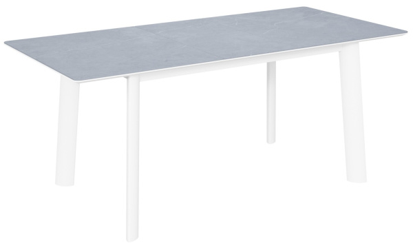 Стол Турин-1 опоры белые керамика Armani Grey