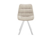 Стул DikLine 229 поворотный, B03 BEIGE, ножки белые