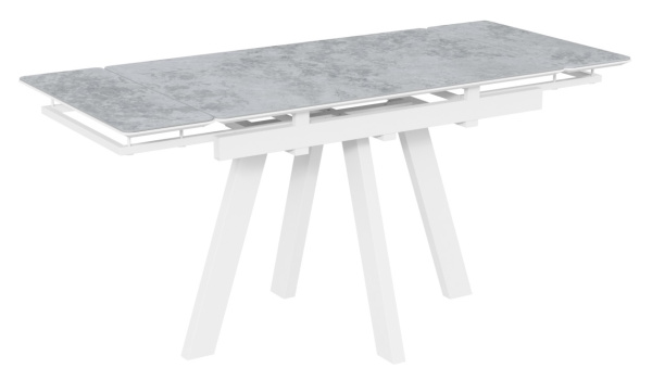 Стол Катана-1C 110х70 опоры белые керамика Oxide Grey