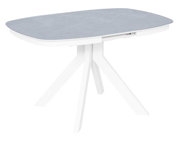 Стол Сохо-1С/Q опоры белые керамика Armani Grey