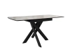 Стол DikLine DKB110 Керамика Italian Grey/подстолье черный/опоры черный
