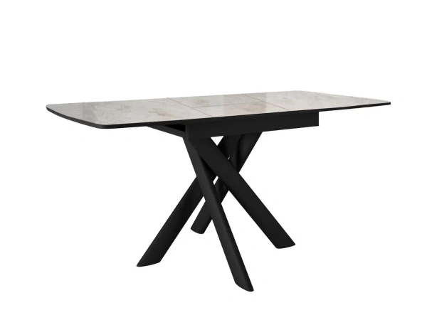 Стол DikLine DKB110 Керамика Italian Grey/подстолье черный/опоры черный