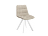 Стул DikLine 229 поворотный, B03 BEIGE, ножки белые
