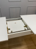 Стол Kenner 1200М белый/стекло белое