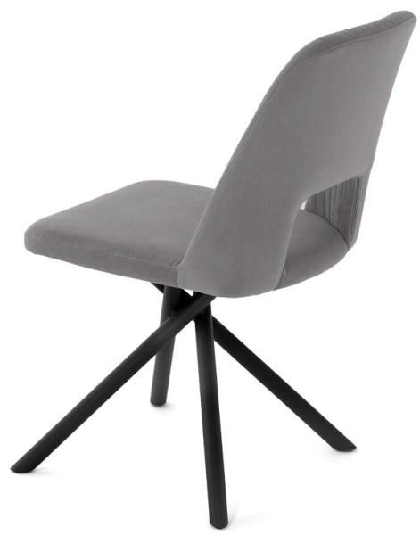 Стул Скалли 360 X32 черные светло-серый Т180