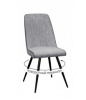Стул DikLine 324 поворотный B22 GREY, ножки черные