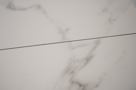 Стол Римини-1С EVO черные керамика White marble