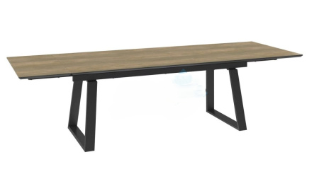 Стол DikLine AKZ200 Керамика древесная OAKWOOD HONEY/опоры черные