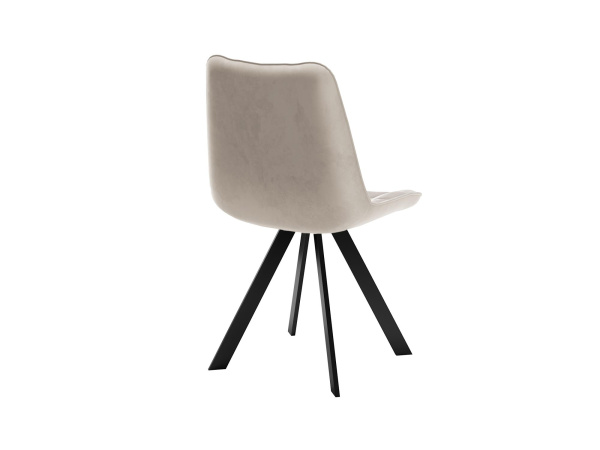 Стул DikLine 229 поворотный, B03 BEIGE, ножки черные