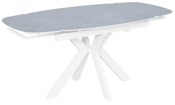 Стол Шиноби-1C опоры белые керамика Armani Grey